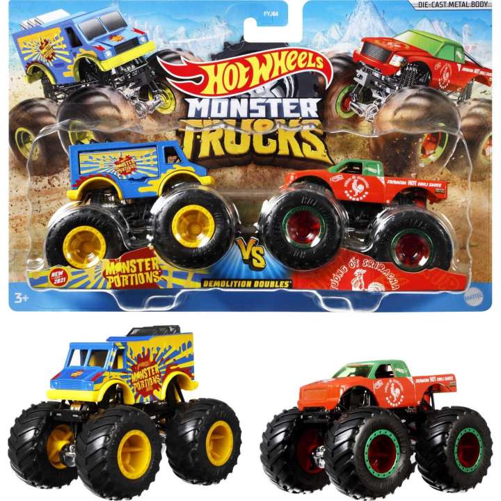 BGNATFYJ64 Hot Wheels- Monster Truck 2pk