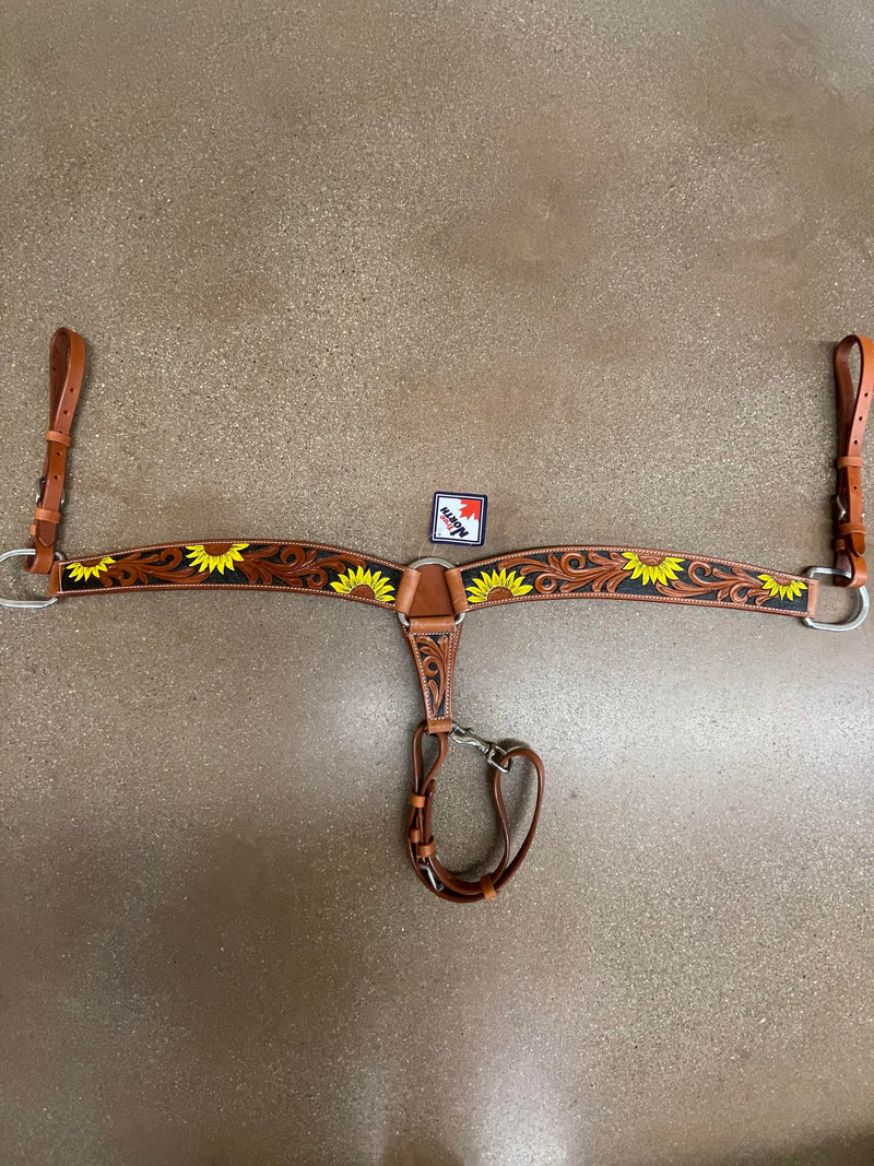 TKDZ5983 Breastcollar w/ Sunflowers