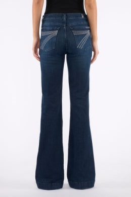 CL7U300C42 7 For All Mankind Women's Dojo Trouser "Pearl 7's"