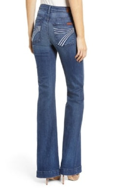 CL7U115Y44 7 For All Mankind Women's Dojo Trouser "Lake Blue"