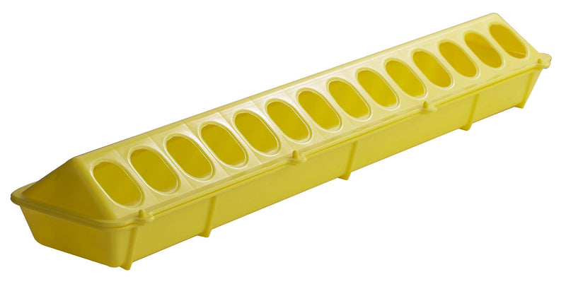 AC115-025 Feeder Flip Top Plastic Yellow 20"