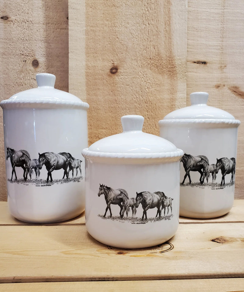 Bernie Brown Canister Set 3 Pcs