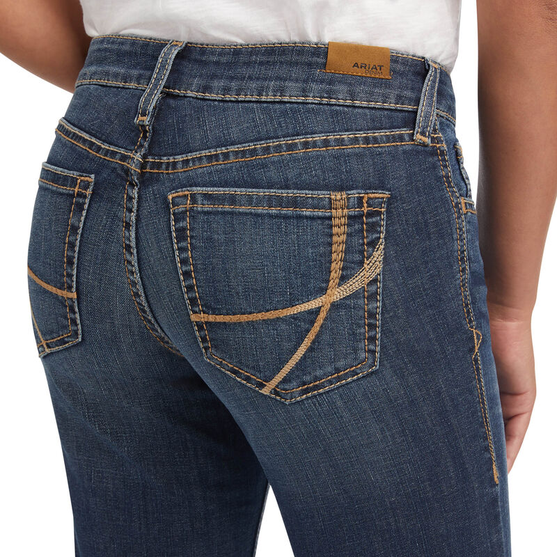 CL10041107 Ariat Ladies Jeans Trousers Maggie Wide- Pasadena