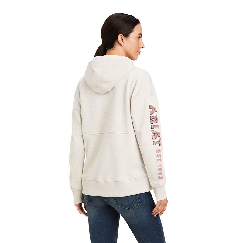 CL10041328 Womens Ariat Oatmeal Heather Hoodie