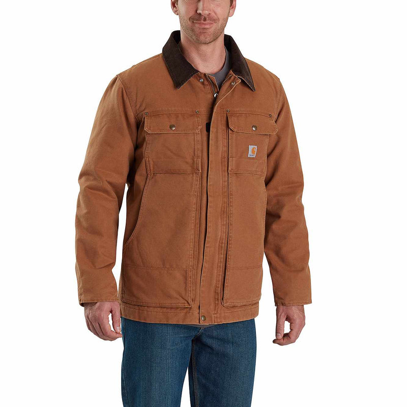 CL103283-LTall-Brown Carhartt Jacket Full Swing Traditional