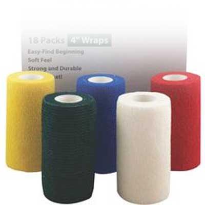 AC1065-001--Yellow Bandage FlexWrap 4"