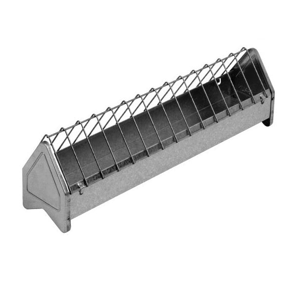 AC115-044 Feed Trough Galvanized 20" with Grate