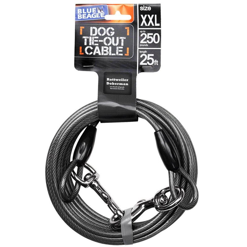 PSD962-43115 Dog Tie Out Cable XXL Dog 25'