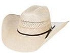 CLT1672-7 1/8 Cowboy Hat Twister Straw Open Weave Plain