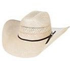 CLT1672-7 1/2 Cowboy Hat Twister Straw Open Weave Plain