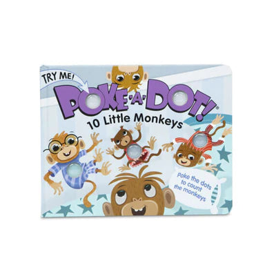 BGMDL41345 Poke-A-Dot 10 Little Monkeys