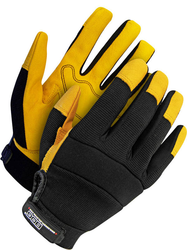 CL20-1-1214-XL Gloves Mechanics Grain Goatskin Palm