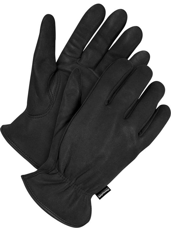 CL20-9-368-XL-Black Gloves-BDG Lined Deerskin Driver
