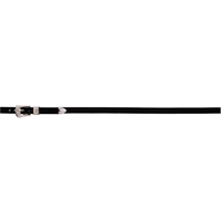 CLDH60A Hat Band Smooth Black Silver Buckle