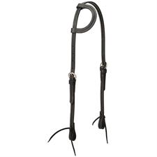 TK10-0012 Headstall 1 Ear Sliding Latigo Leather
