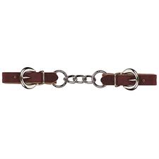 TK30-1385 Chin/Curb Strap Single Chain - Leather
