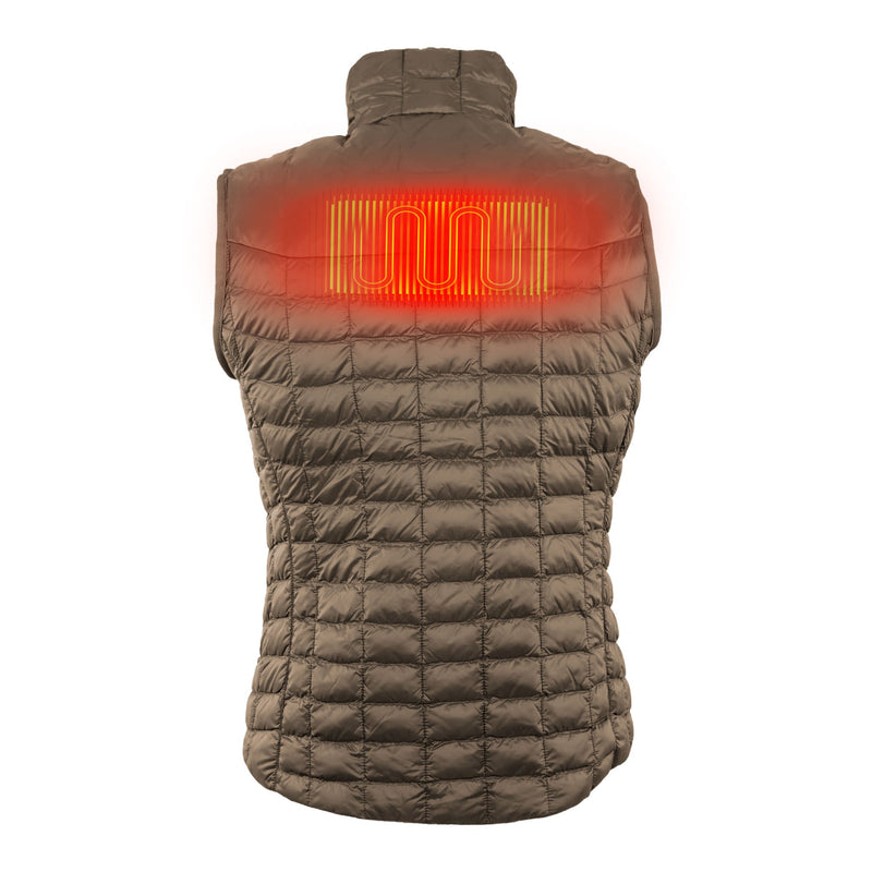 CLMWWV04-2XL-Morel FieldSheer Heated Vest - Back Country