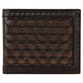 BG2122768W6 Wallet - Justin - Bifold Dark Leather Tooled