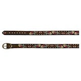 CL2177BE1 Belt Catchfly - Girls - Embroidered Colorful Feathers