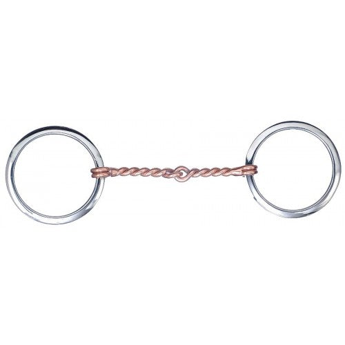 TK255534 Bit SS Snaffle Ring Twisted Wire