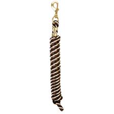 TK35-2100-10'-W15 Lead Rope Poly 5/8"x10' Brass Snap