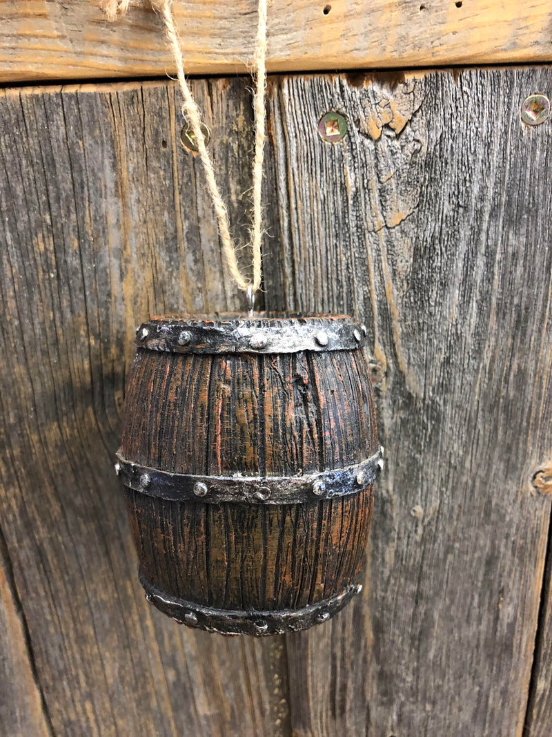 BG32 Ornament - Hanging Barrel
