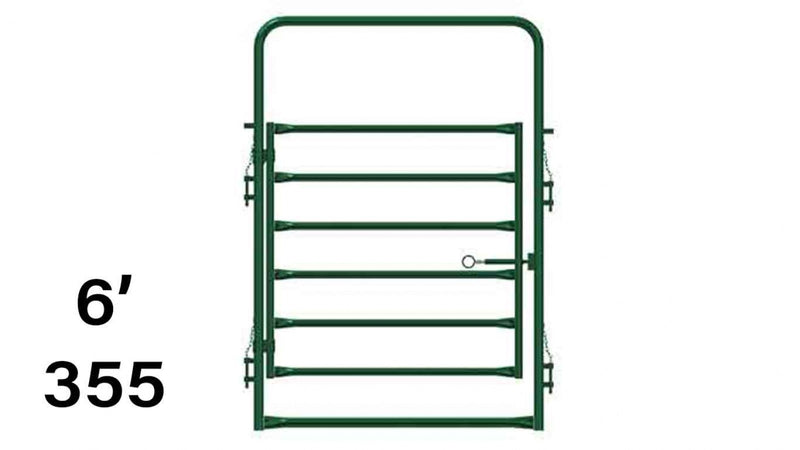 LE355 Fr & G 6'W x 8'H 6'H Gate