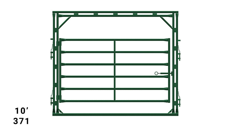 LE371 Fr & G 10'x8' w 6' Gate