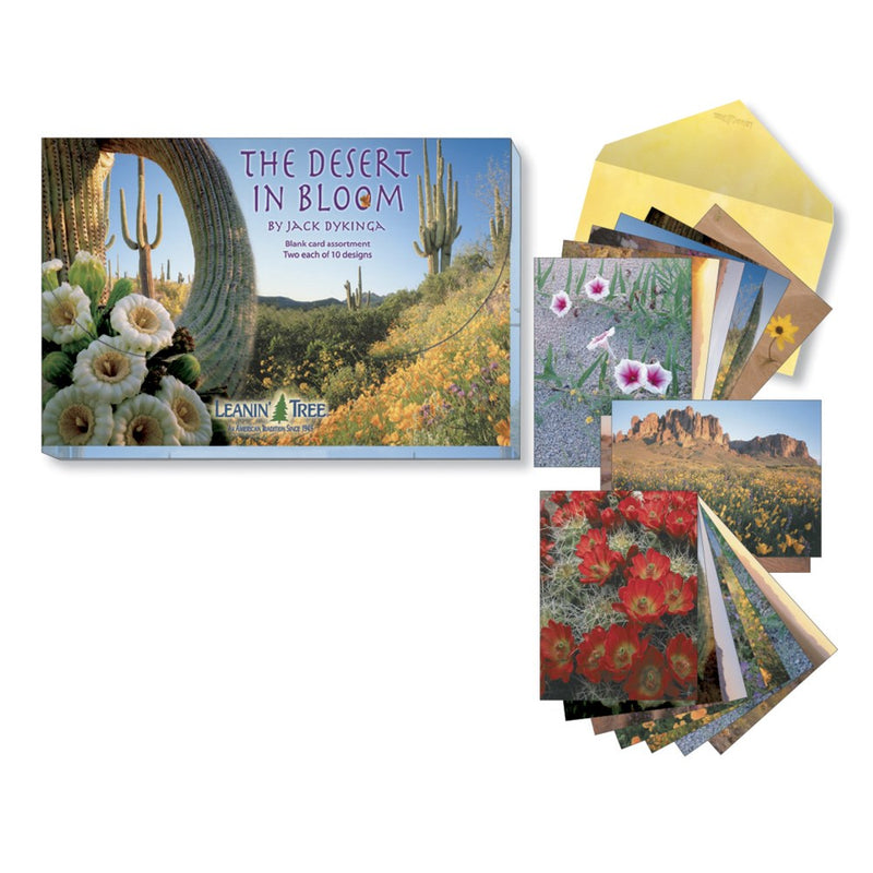 BGAST90656 Cards: 20 Blank Assortment - The Desert in Bloom