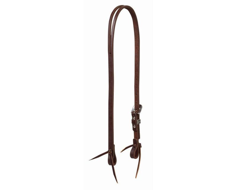 TK10010-02-01 Headstall Indian Split Ear Canyon Rose Harness Leather