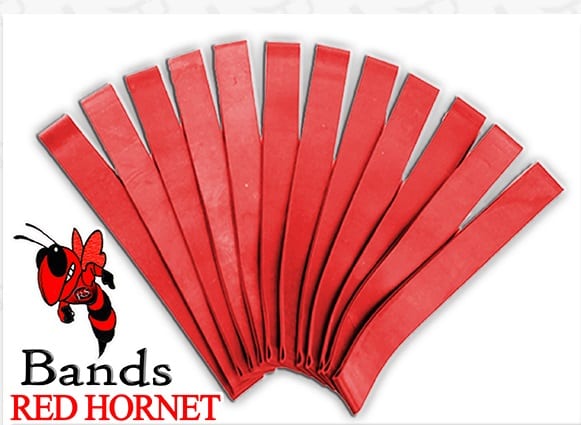 TKRSBANDS-Hornet-Red Bands Ropesmart Performance 12's
