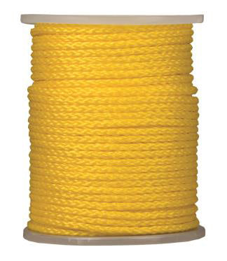 HG4522645 Rope Poly 3/8" Yellow Hollow / FOOT