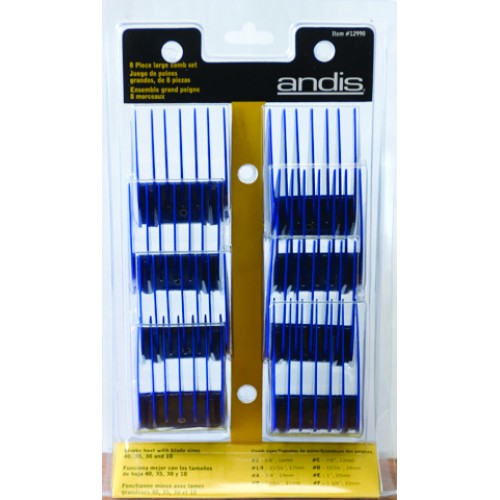 AC492630 Access: Clipper Comb Set Plastic 8/pkg