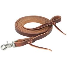 TK50-1418 Roping Reins Leather 5/8" x 7 1/2'