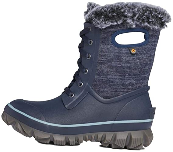 CL72404 Blue Boots Bogs "Arcata Knit" Lace Up