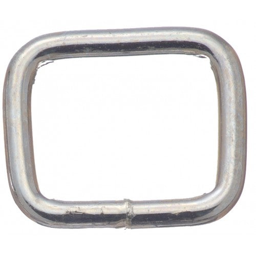 HG16424 Harness Square 7/8"x1" Welded Nickel