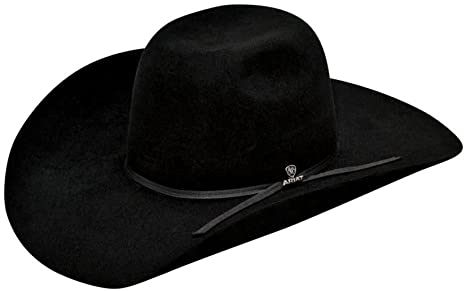 CLA7510201-6 3/4 Cowboy Hat 6X Fur Black