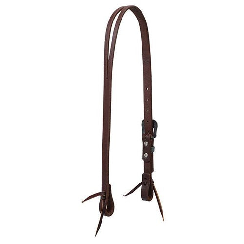 TK10-0613 Headstall Slit Ear Chevrn