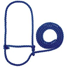 AC35-7905--BL Halter Rope Calf - Blue