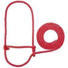 AC35-7905--RD Halter Rope Calf - Red