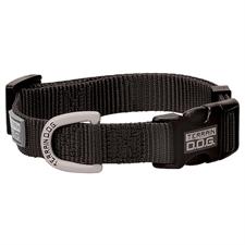 PS07-0932-19"-Black Dog Collar "Terrain" Poly