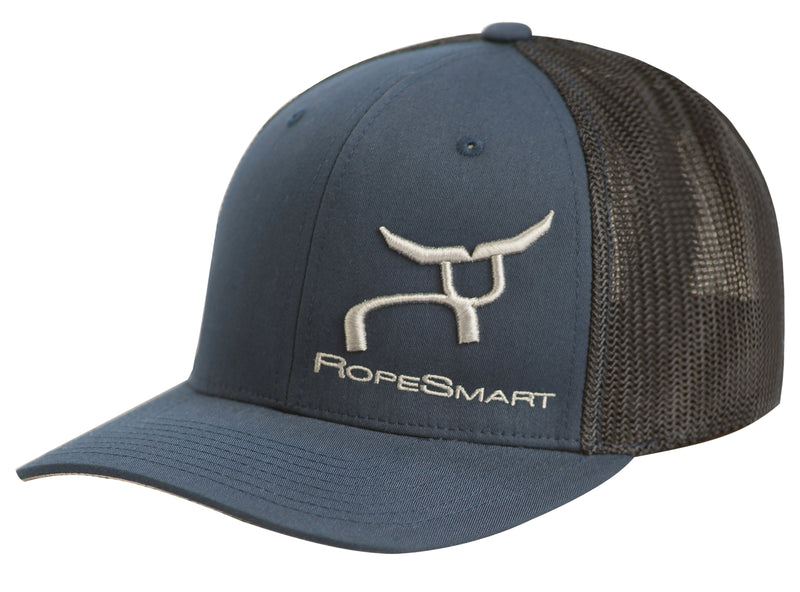 CL110NR--Drk Blue Hat Ropesmart Flexfit Trucker Mesh Cotton