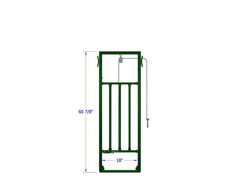 LE59 Calf Alley Lift-Up Gate