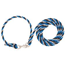 AC35-4040--H45 Neck Rope Poly Adjustable - Blue/Black/Gray