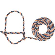 AC35-7900--436 Halter Rope Cattle - Navy/Grey/Copper