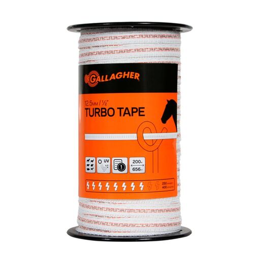 FEG62356 GallagherTurbo Tape 1/2" 1312' 400m