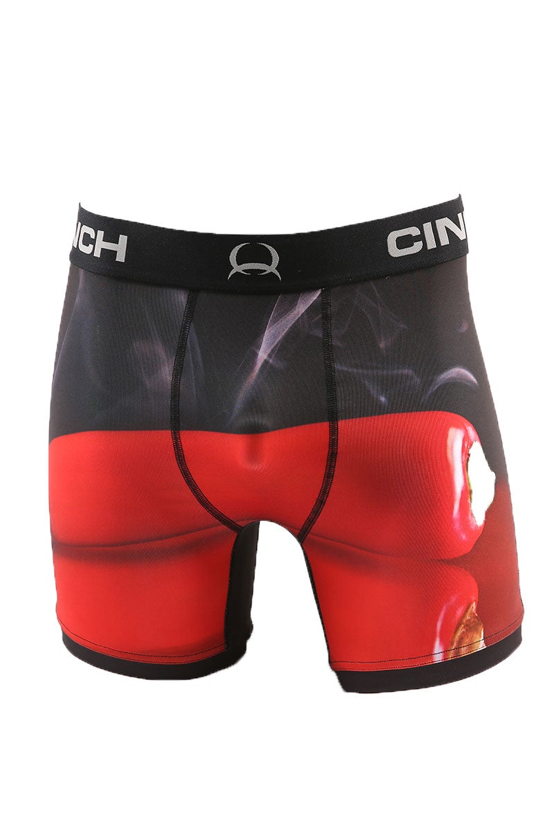 CLMXY6009007MUL Cinch Men's Boxer Briefs "CHILI"