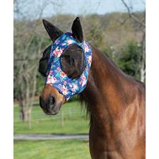 TK37400-50-2-M-WtrColor Fly Mask Lycra Covered Ear