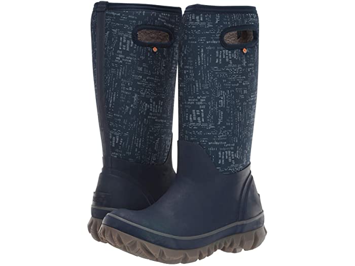CL72403-10-Blue Boots Bogs "Whiteout" Hi