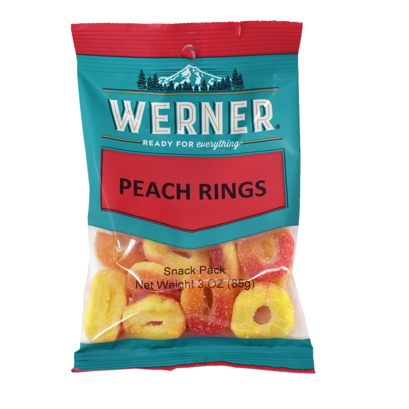 BGWE80034 Werner Candy - Peach Rings - 198g